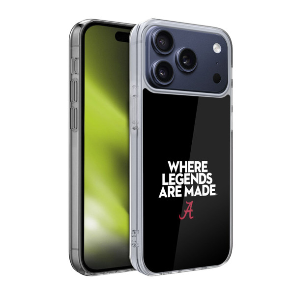 University Of Alabama UA The University Of Alabama Art Legends Soft Gel Case for Apple iPhone 17 Pro