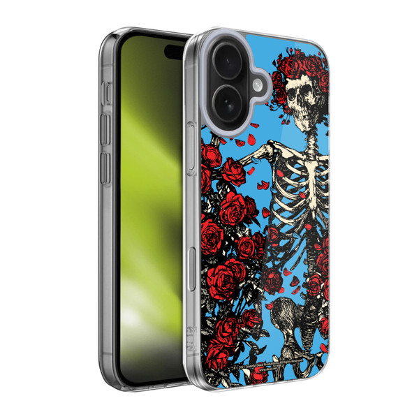Grateful Dead Trends Bertha Skull Roses Soft Gel Case for Apple iPhone 17