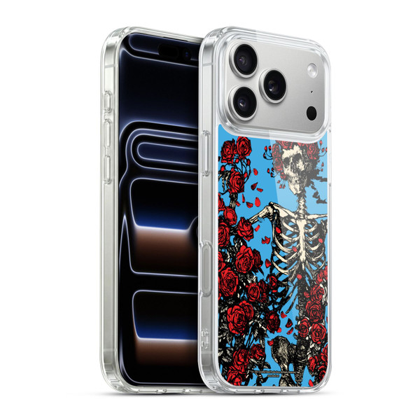 Grateful Dead Trends Bertha Skull Roses Soft Gel Case for Apple iPhone 17 Pro Max