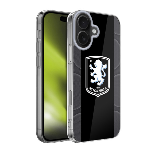 Aston Villa Football Club 2025/26 Crest Kit Away Soft Gel Case for Apple iPhone 17