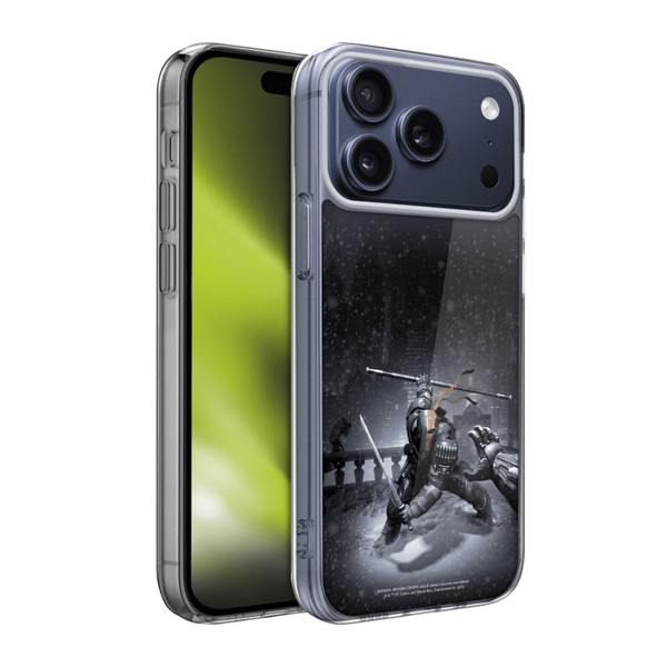 Batman Arkham Origins Key Art Deathstroke Soft Gel Case for Apple iPhone 17 Pro Max