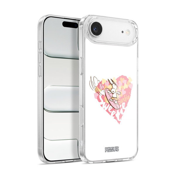 Peanuts Beach Snoopy Surfing Sweetie Soft Gel Case for Apple iPhone 17 Air