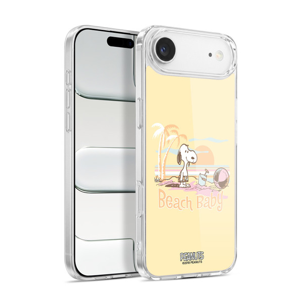 Peanuts Beach Snoopy Sunset Soft Gel Case for Apple iPhone 17 Air