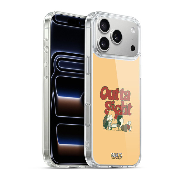 Peanuts Woodstock 50th Schroeder Lucy Outta Sight Soft Gel Case for Apple iPhone 17 Pro Max