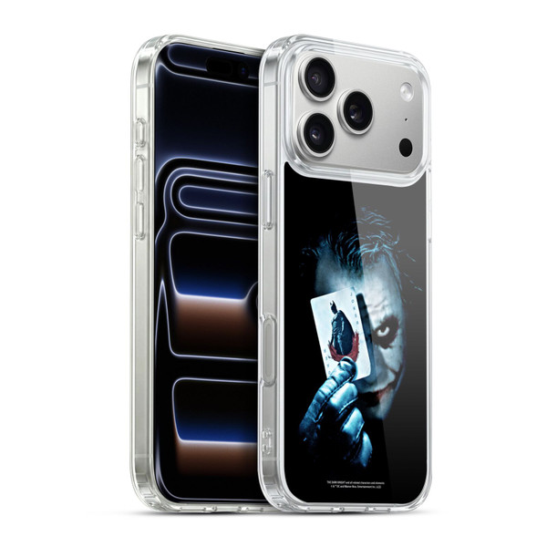 The Dark Knight Key Art Joker Card Soft Gel Case for Apple iPhone 17 Pro Max