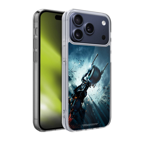 The Dark Knight Key Art Batman Batpod Soft Gel Case for Apple iPhone 17 Pro