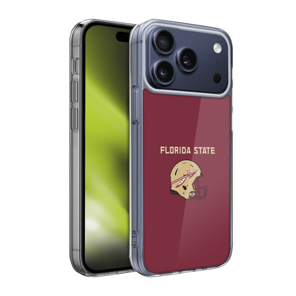 Florida State University FSU Florida State University Helmet Logotype Soft Gel Case for Apple iPhone 17 Pro Max