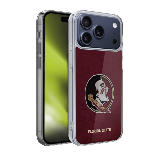 Florida State University FSU Florida State University Distressed Soft Gel Case for Apple iPhone 17 Pro Florida State University FSU Florida State University Distressed Soft Gel Case for Apple iPhone 17 Pro