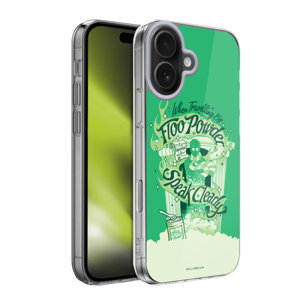 Harry Potter Deathly Hallows XVIII Floo Powder Soft Gel Case for Apple iPhone 17 Harry Potter Deathly Hallows XVIII Floo Powder Soft Gel Case for Apple iPhone 17
