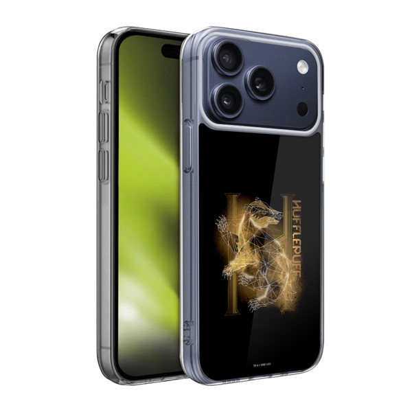 Harry Potter Deathly Hallows XVIII Hufflepuff Soft Gel Case for Apple iPhone 17 Pro Max