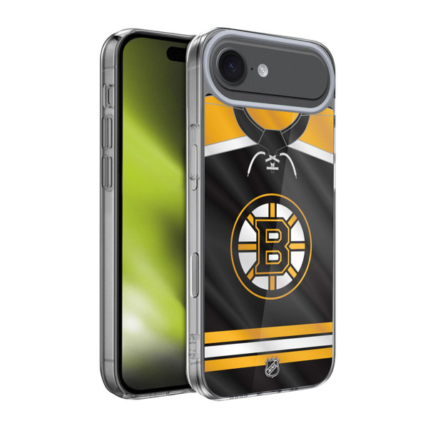 NHL Boston Bruins Jersey Soft Gel Case for Apple iPhone 17 Air