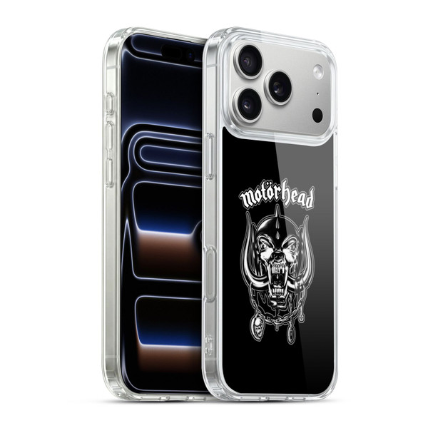 Motorhead Graphics Silver War Pig Soft Gel Case for Apple iPhone 17 Pro Max
