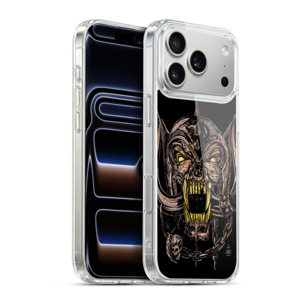 Motorhead Graphics Snaggletooth Soft Gel Case for Apple iPhone 17 Pro Max