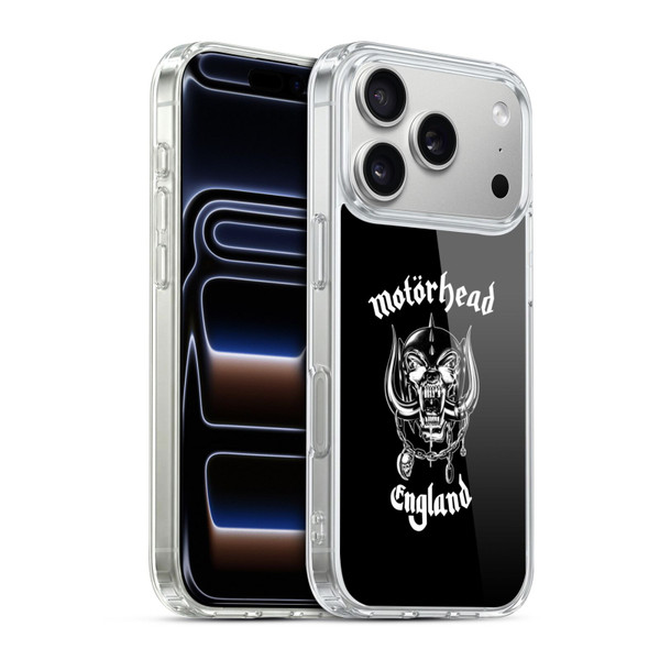Motorhead Graphics England Soft Gel Case for Apple iPhone 17 Pro