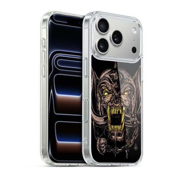 Motorhead Graphics Snaggletooth Soft Gel Case for Apple iPhone 17 Pro