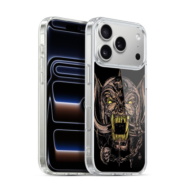 Motorhead Graphics Snaggletooth Soft Gel Case for Apple iPhone 17 Pro