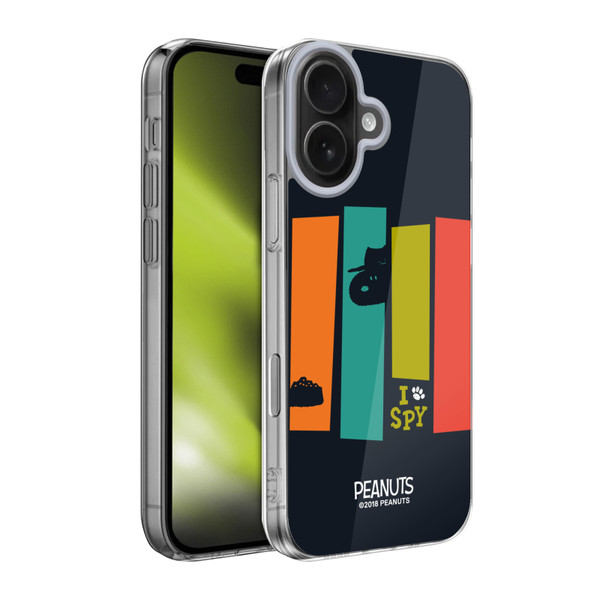 Peanuts The Many Faces Of Snoopy Secret Agent Soft Gel Case for Apple iPhone 17