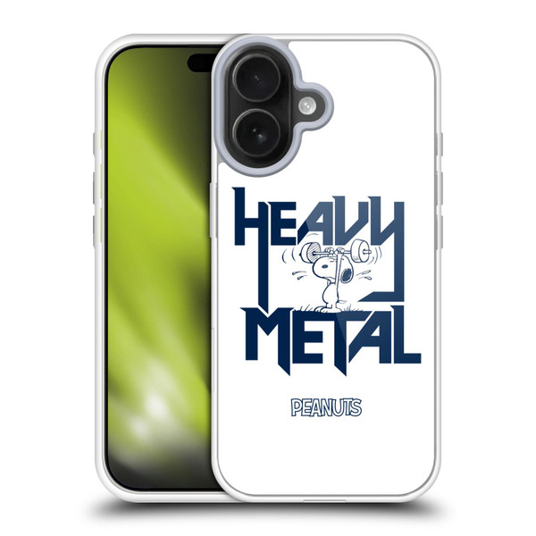 Peanuts Rock Tees Snoopy Heavy Metal Soft Gel Case for Apple iPhone 17