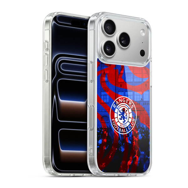 Rangers FC Crest Logo Stadium Soft Gel Case for Apple iPhone 17 Pro