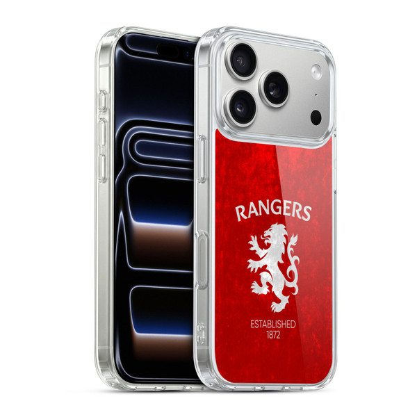 Rangers FC Crest Lion Rampant Soft Gel Case for Apple iPhone 17 Pro