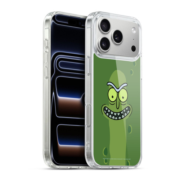Rick And Morty Season 3 Graphics Pickle Rick Soft Gel Case for Apple iPhone 17 Pro Max