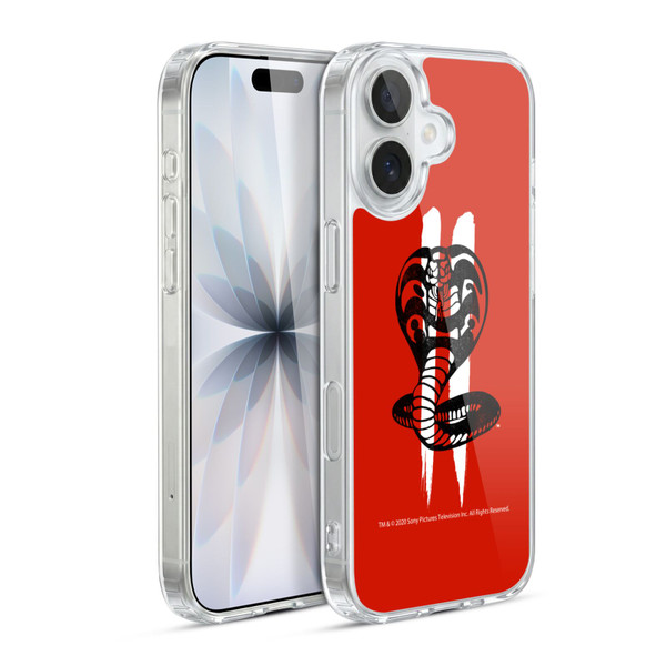 Cobra Kai Graphics Season 2 Logo Soft Gel Case for Apple iPhone 17