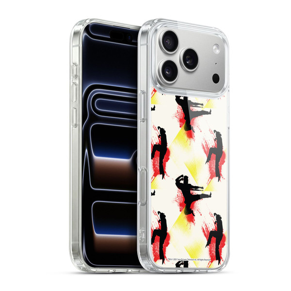 Cobra Kai Graphics Kick Pattern Soft Gel Case for Apple iPhone 17 Pro Max