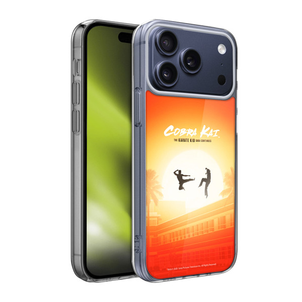 Cobra Kai Graphics Karate Kid Saga Soft Gel Case for Apple iPhone 17 Pro Max