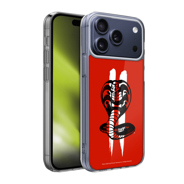 Cobra Kai Graphics Season 2 Logo Soft Gel Case for Apple iPhone 17 Pro Max