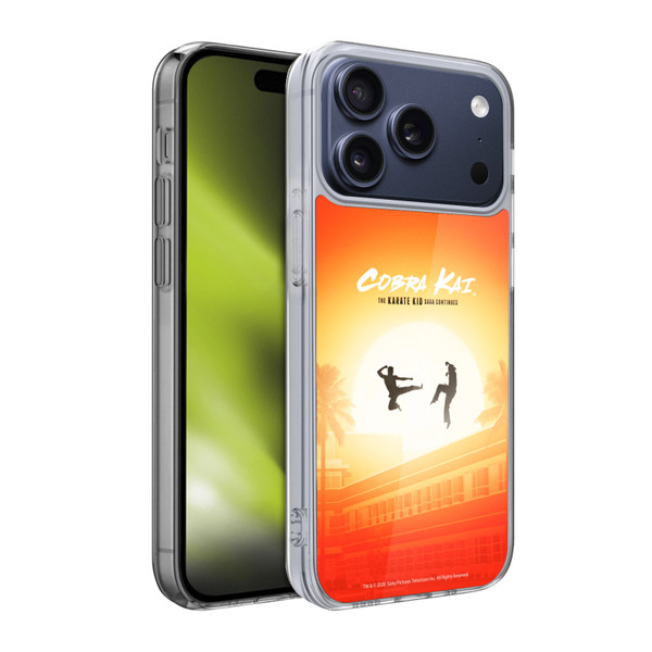 Cobra Kai Graphics Karate Kid Saga Soft Gel Case for Apple iPhone 17 Pro