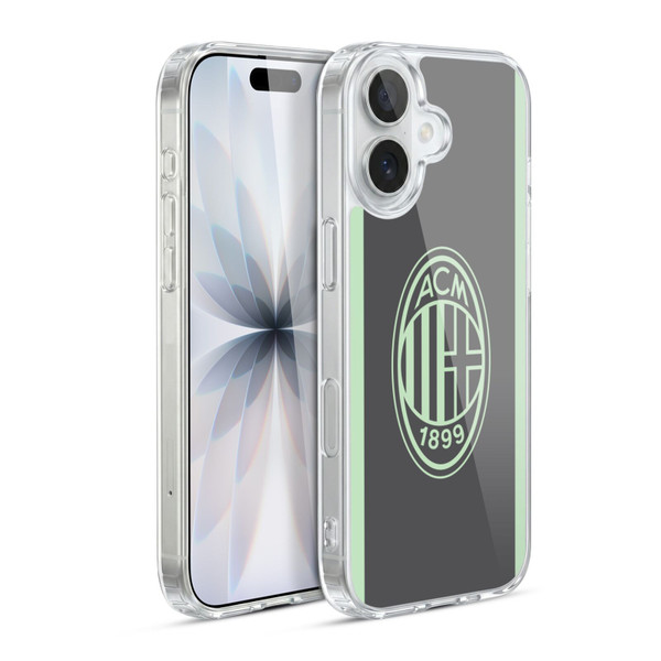 AC Milan 2024/25 Crest Kit Third Soft Gel Case for Apple iPhone 17