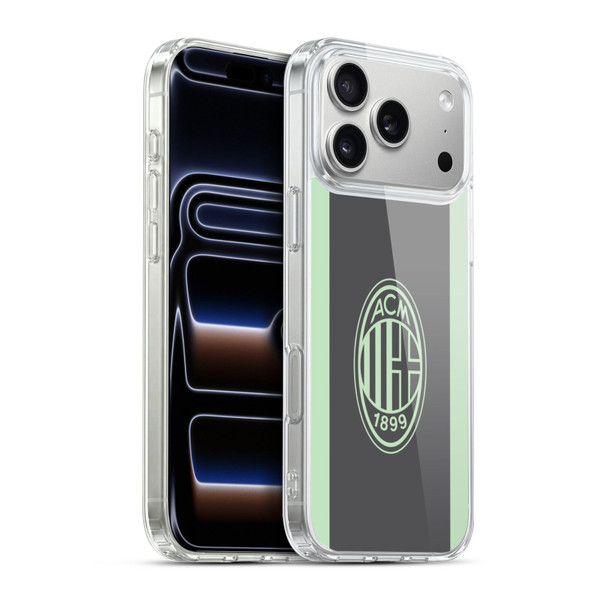 AC Milan 2024/25 Crest Kit Third Soft Gel Case for Apple iPhone 17 Pro Max