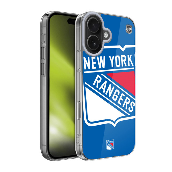 NHL New York Rangers Oversized Soft Gel Case for Apple iPhone 17