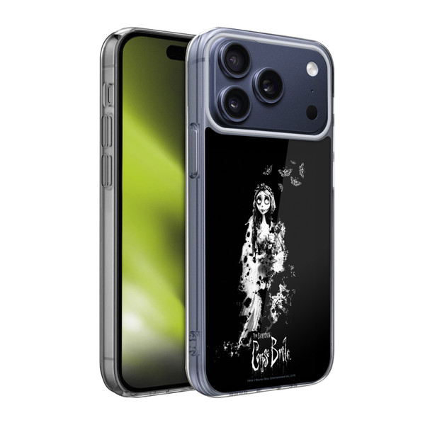Corpse Bride Key Art Emily Splatters Soft Gel Case for Apple iPhone 17 Pro Max