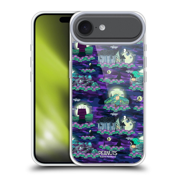 Peanuts Spooktacular Snoopy Patterns Soft Gel Case for Apple iPhone 17 Air