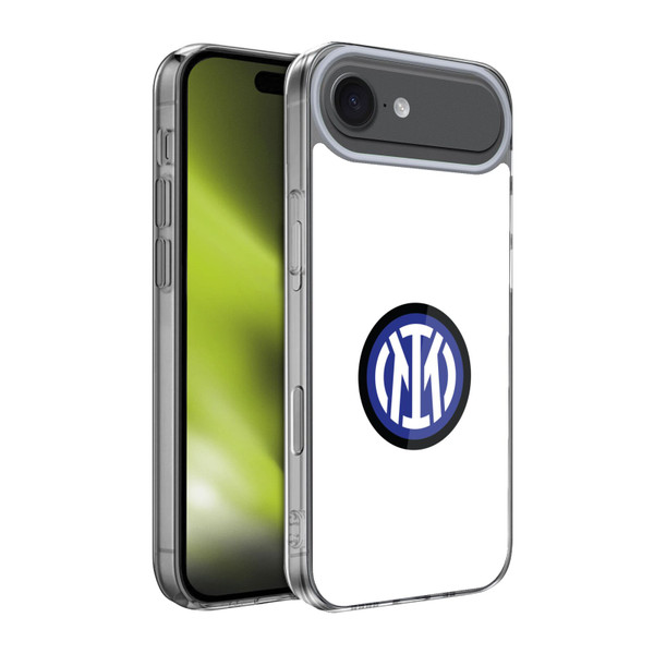Fc Internazionale Milano Badge Logo On White Soft Gel Case for Apple iPhone 17 Air