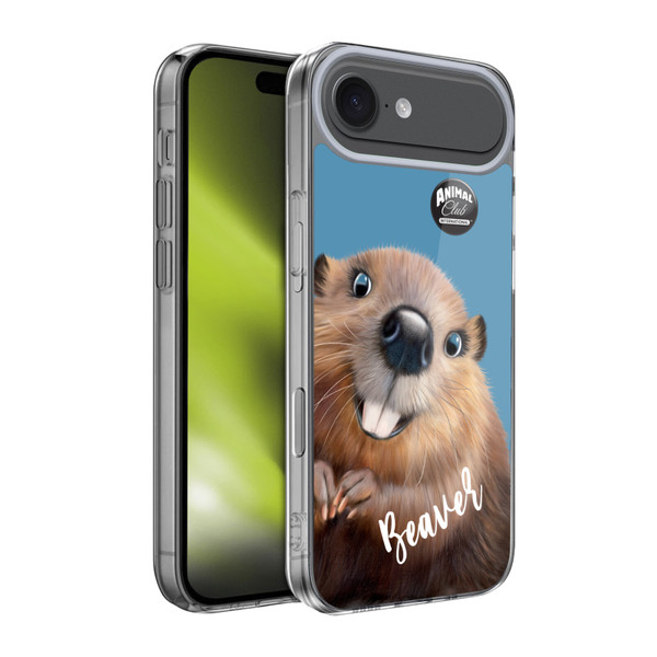 Animal Club International Faces Beaver Soft Gel Case for Apple iPhone 17 Air Animal Club International Faces Beaver Soft Gel Case for Apple iPhone 17 Air