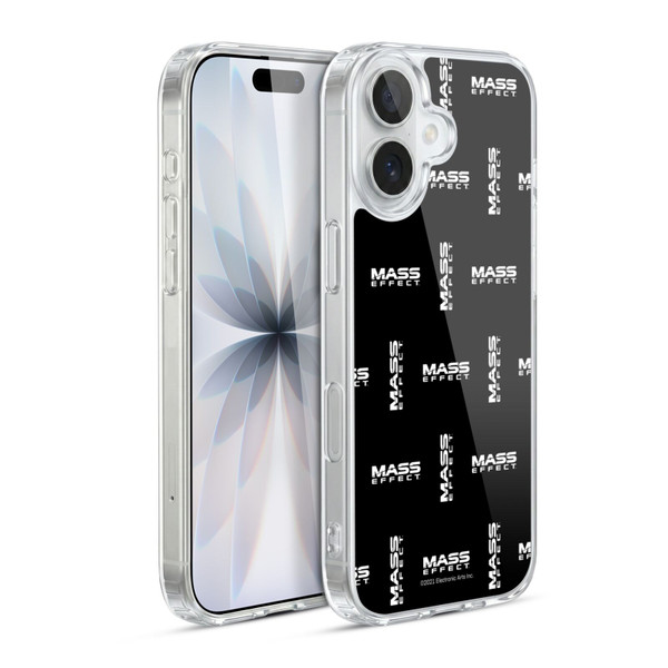 EA Bioware Mass Effect Graphics Logo Pattern Soft Gel Case for Apple iPhone 17