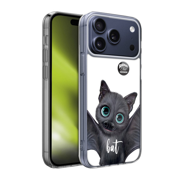 Animal Club International Faces Bat Soft Gel Case for Apple iPhone 17 Pro Max