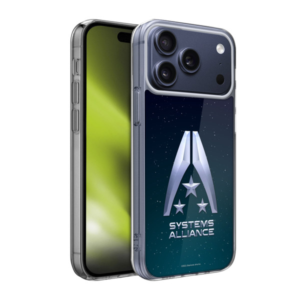 EA Bioware Mass Effect Graphics Systems Alliance Logo Soft Gel Case for Apple iPhone 17 Pro Max