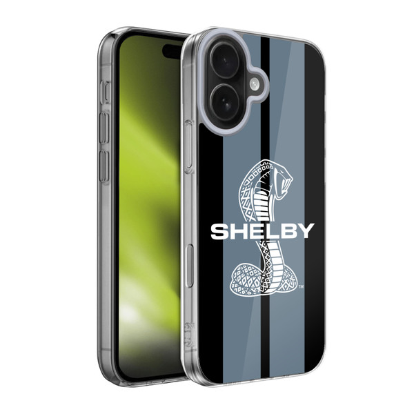 Shelby Car Graphics Gray Soft Gel Case for Apple iPhone 17
