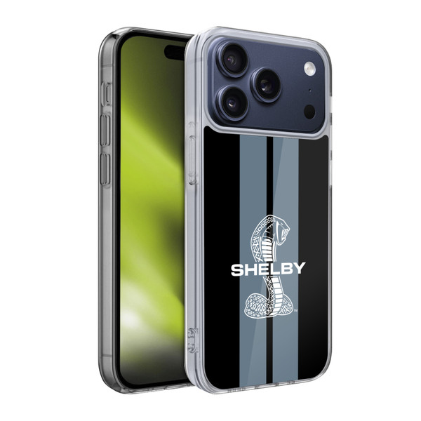 Shelby Car Graphics Gray Soft Gel Case for Apple iPhone 17 Pro