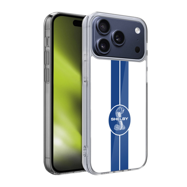Shelby Car Graphics 1965 427 S/C White Soft Gel Case for Apple iPhone 17 Pro Shelby Car Graphics 1965 427 S/C White Soft Gel Case for Apple iPhone 17 Pro