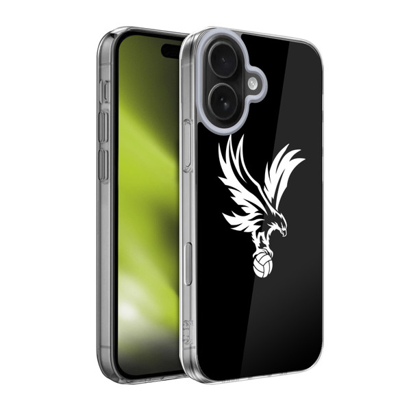 Crystal Palace FC Crest Eagle Grey Soft Gel Case for Apple iPhone 17