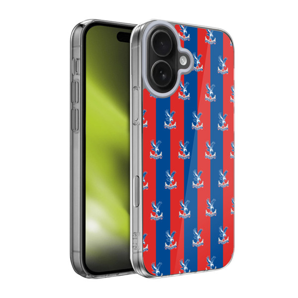 Crystal Palace FC Crest Pattern Soft Gel Case for Apple iPhone 17