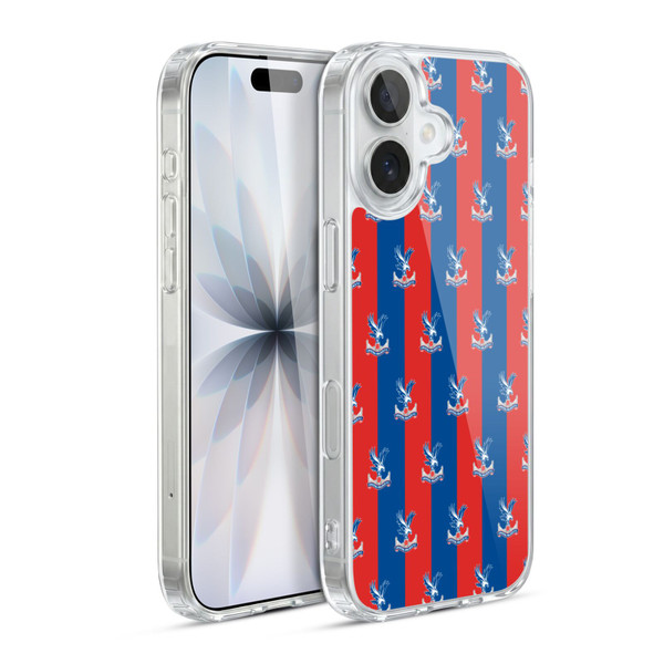 Crystal Palace FC Crest Pattern Soft Gel Case for Apple iPhone 17