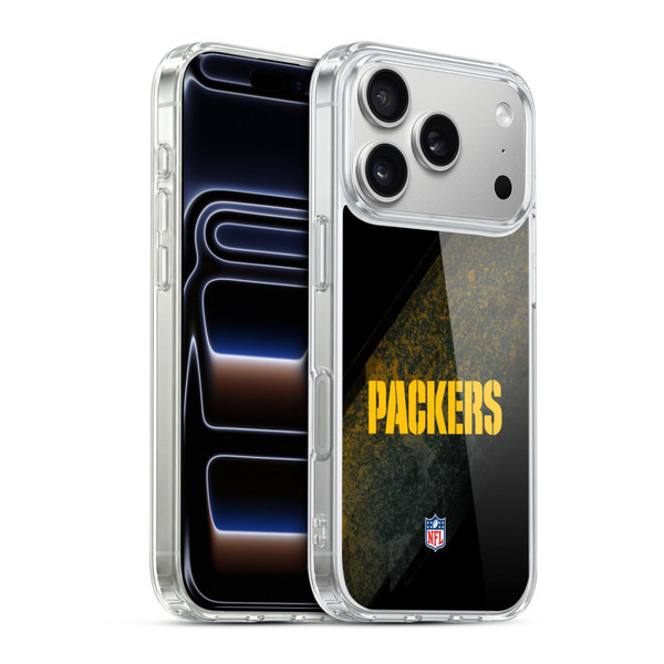 NFL Green Bay Packers Logo Blur Soft Gel Case for Apple iPhone 17 Pro