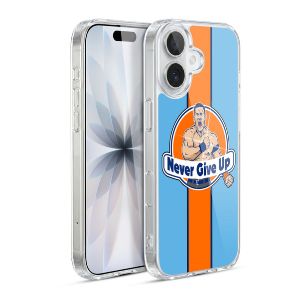 WWE John Cena Never Give Up Soft Gel Case for Apple iPhone 17