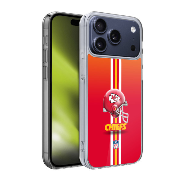 NFL Kansas City Chiefs Logo Helmet Soft Gel Case for Apple iPhone 17 Pro