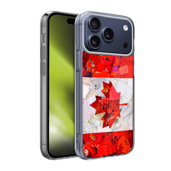 Artpoptart Flags Canada Soft Gel Case for Apple iPhone 17 Pro Max